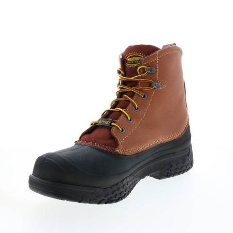 Wolverine Swampmonster WP Rival 6" Steel Duck Toe Mens Brown Work Boots