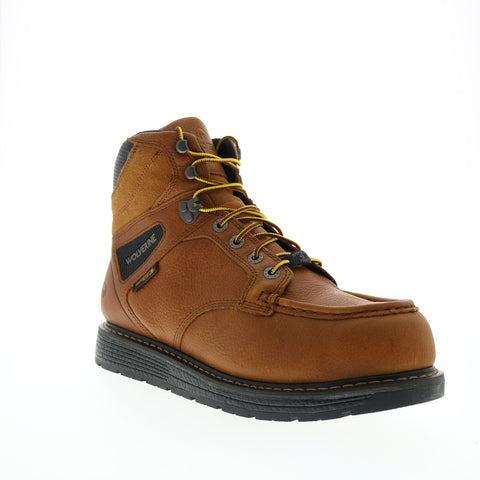 Wolverine Hellcat Moc Toe 6" Carbonmax W080028 Mens Brown Wide Work Boots