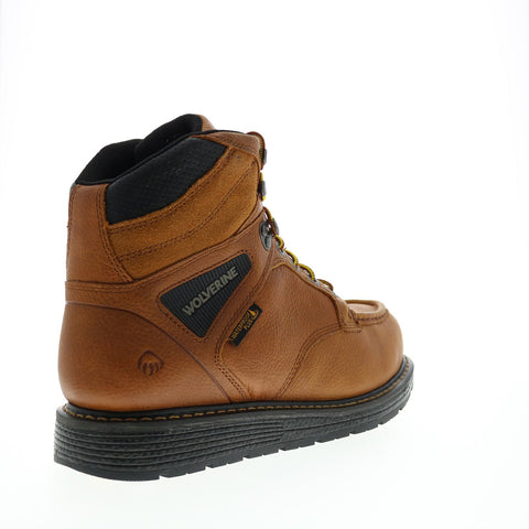 Wolverine Hellcat Moc Toe 6" Carbonmax W080028 Mens Brown Wide Work Boots