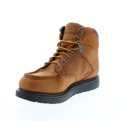 Wolverine Hellcat Moc 6" W080029 Mens Brown Leather Lace Up Work Boots
