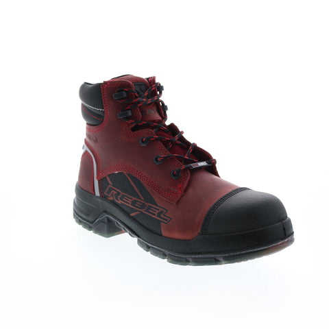 Wolverine Ram Trucks x Rebel 6 IN CM W080048 Mens Red Leather Work Boots