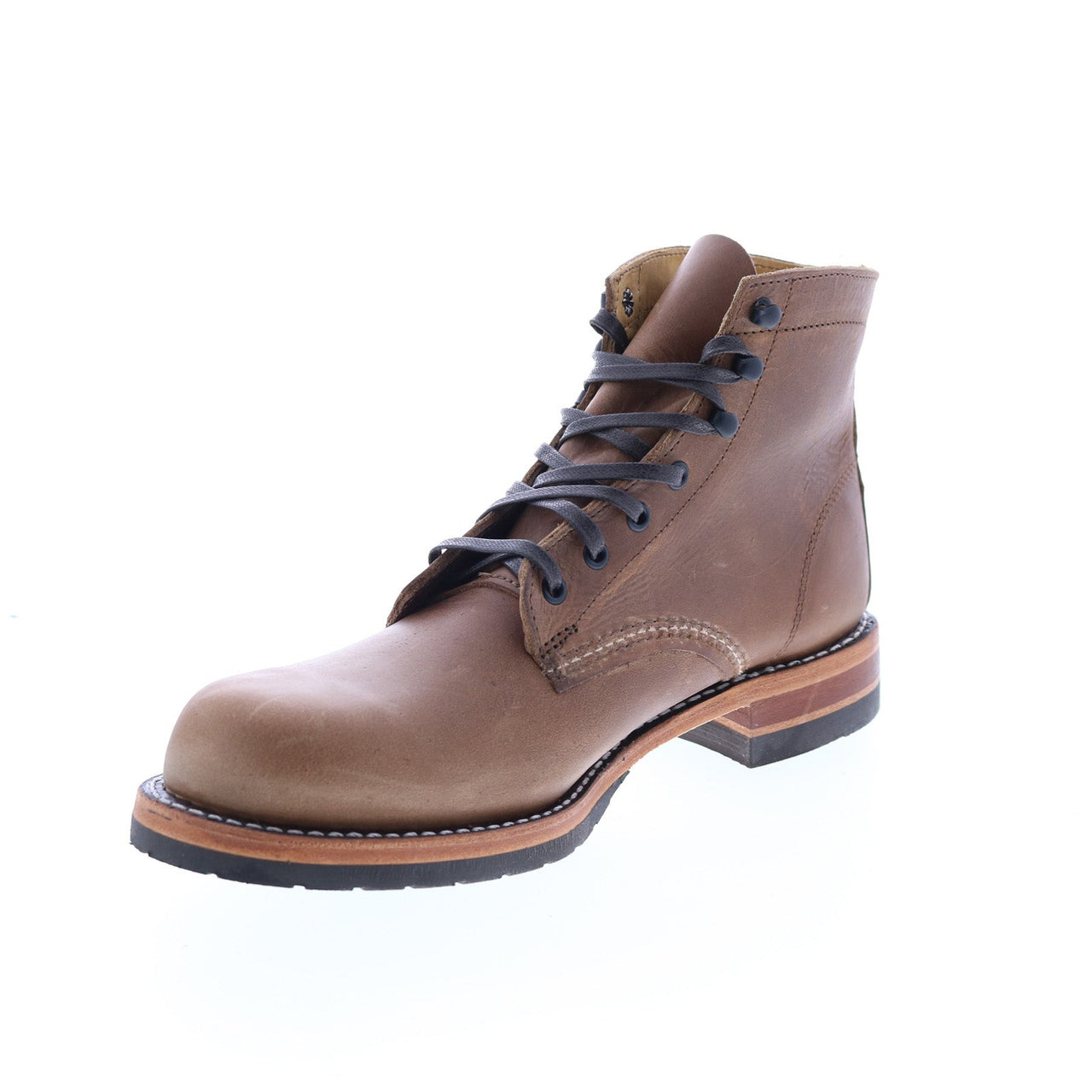 Wolverine 1000 Mile Evans Plain Toe Boot Mens Brown Casual Dress Boots ...