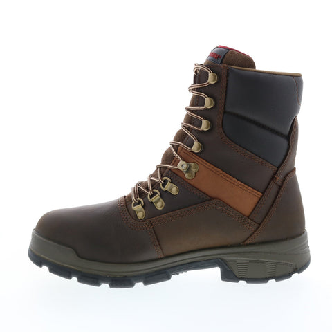Wolverine Cabor EXP Waterproof 8" W10317 Mens Brown Wide Work Boots