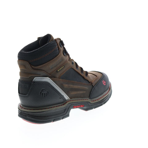 Wolverine Overman Waterproof Carbonmax 6" W10483 Mens Brown Wide Work Boots