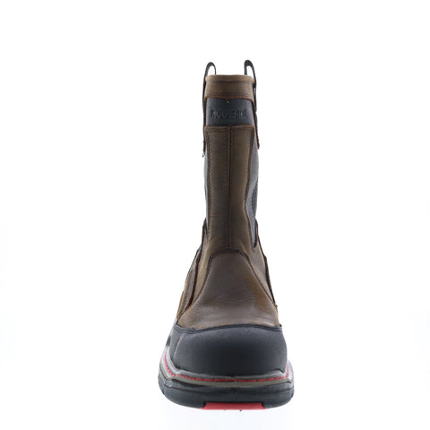 Wolverine Overman Waterproof Carbonmax Wellington 10" Mens Brown Work Boots