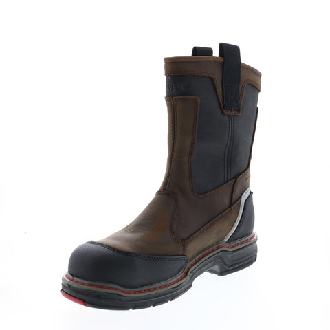 Wolverine Overman Nano Toe 10" Waterproof Contour Welt W10488 Mens Brown Wide Work Boots