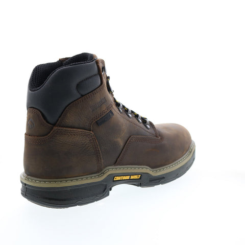 Wolverine Bandit Lo Waterproof 6" W10862 Mens Brown Wide Leather Work Boots
