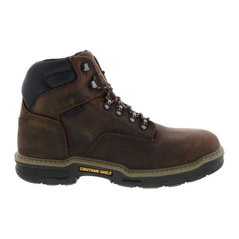 Wolverine Bandit Lo Waterproof 6" Mens Brown Wide Work & Safety Boots