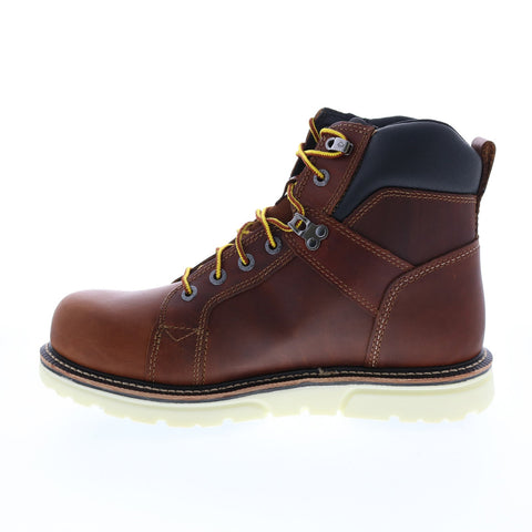 Wolverine I-90 Wedge Durashocks 6" Wedge W10888 Mens Brown Wide Work Boots