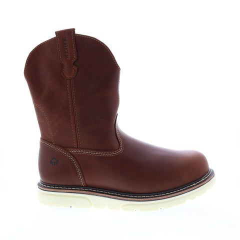 Wolverine I-90 Wedge 10" W10894 Mens Brown Wide Leather Slip On Work Boots