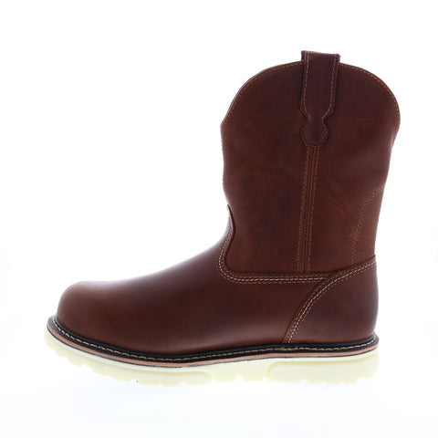 Wolverine I-90 Wedge 10" W10894 Mens Brown Wide Leather Slip On Work Boots