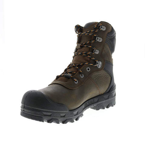 Wolverine Warrior Met-Guard 8 W10945 Mens Brown Leather Lace Up Work Boots