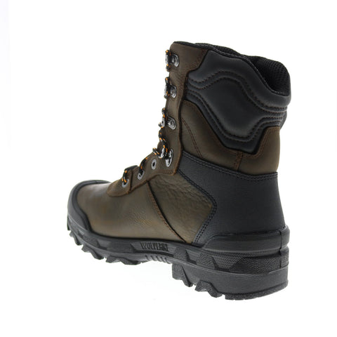 Wolverine Warrior Met-Guard 8 W10945 Mens Brown Leather Lace Up Work Boots