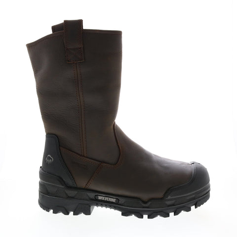 Wolverine Warrior 10" Met-Gaurd Waterproof Mens Brown Wide Mid-Calf Boots