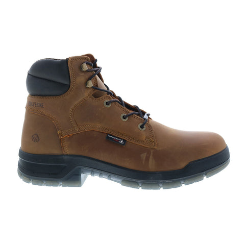 Wolverine Ramparts USA 6" Waterproof+ Mens Brown Wide Work & Safety Boots