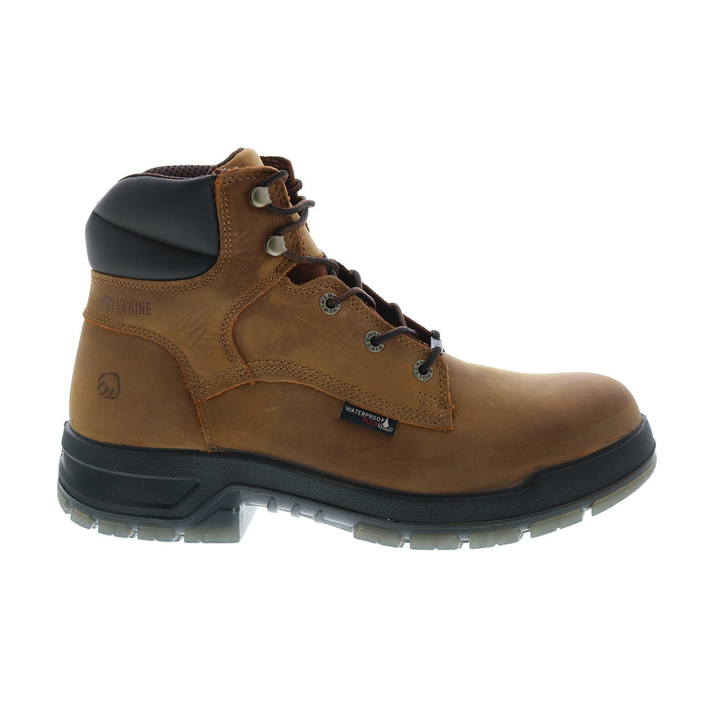 Wolverine Ramparts USA DuraShocks WP CarbonMax 6" Mens Brown Work Boot