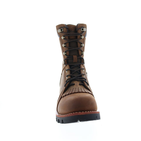 Wolverine Logger 8" W200070 Mens Brown Leather Lace Up Work Boots