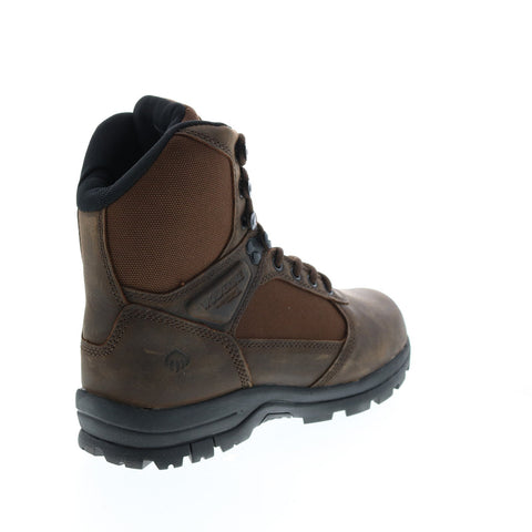Wolverine Manistee 8" W200080  Mens Brown Leather Lace Up Work Boots