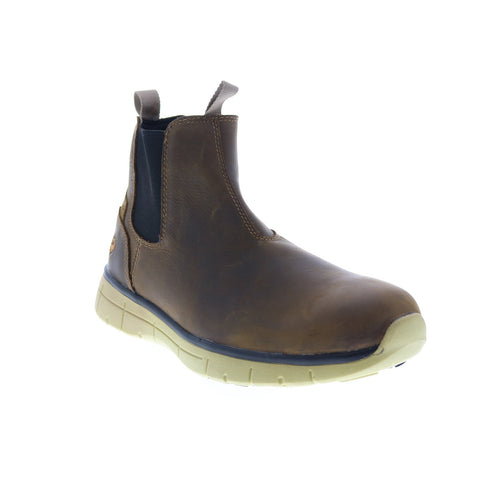 Wolverine Rigger Romeo Work Boot W200124 Mens Brown Wide Leather Work Boots