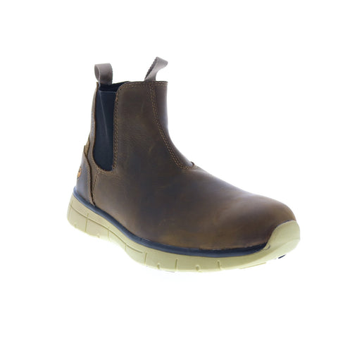 Wolverine Rigger Romeo Work Boot W200124 Mens Brown Leather Work Boots 