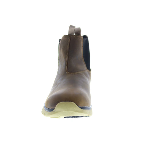 Wolverine Rigger Romeo Work Boot W200124 Mens Brown Leather Work Boots 