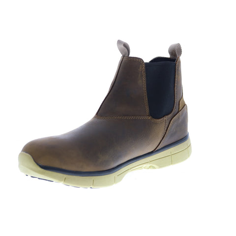 Wolverine Rigger Romeo Work Boot W200124 Mens Brown Wide Leather Work Boots