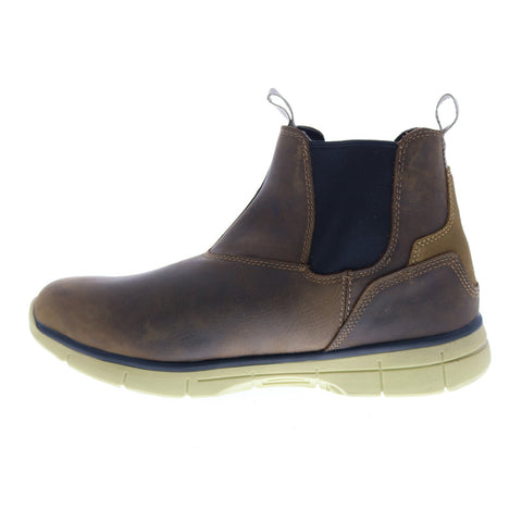 Wolverine Rigger Romeo Work Boot W200124 Mens Brown Wide Leather Work Boots