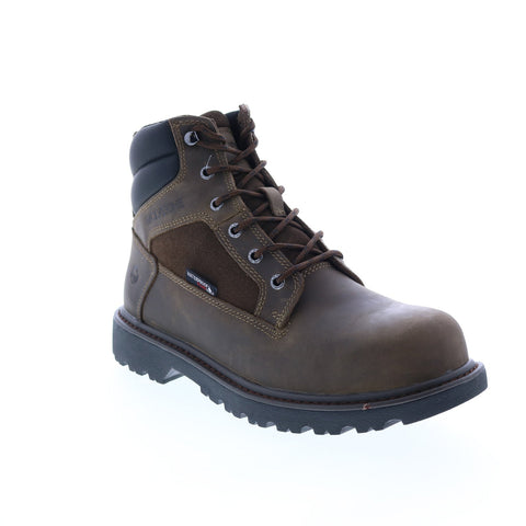Wolverine Roughneck EPX 6" Waterproof W201072 Mens Brown Leather Work Boots
