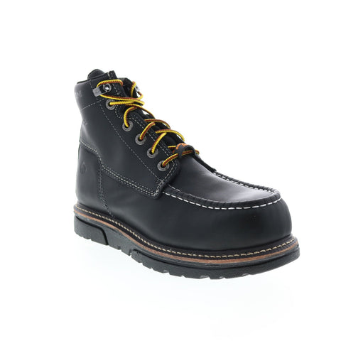 Wolverine I-90 Wedge MT WP Carbonmax 6" W201095 Mens Black Leather Work Boots
