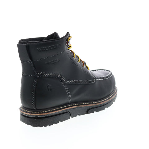 Wolverine I-90 Wedge MT WP Carbonmax 6" W201095 Mens Black Leather Work Boots