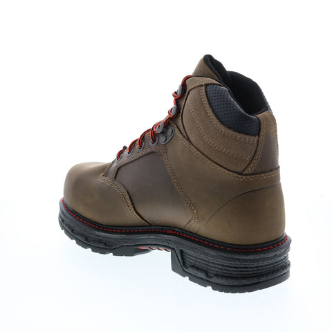 Wolverine Hellcat 6" CM W201174 Mens Brown Leather Lace Up Work Boots