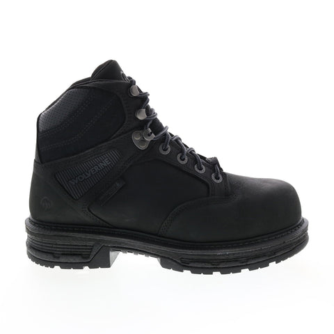 Wolverine Hellcat Ultraspring WP CarbonMax 6'' Mens Black Wide Work Boots