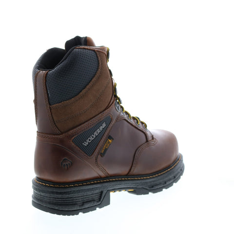 Wolverine Hellcat Ultraspring Waterproof Carbonmax 8" Mens Brown Work Boots