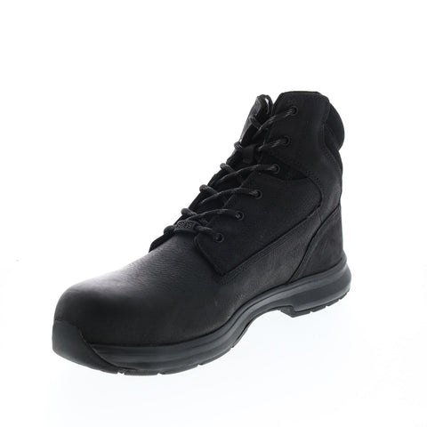 Wolverine Logan ESD 6" W201212 Mens Black Wide Leather Work Boots