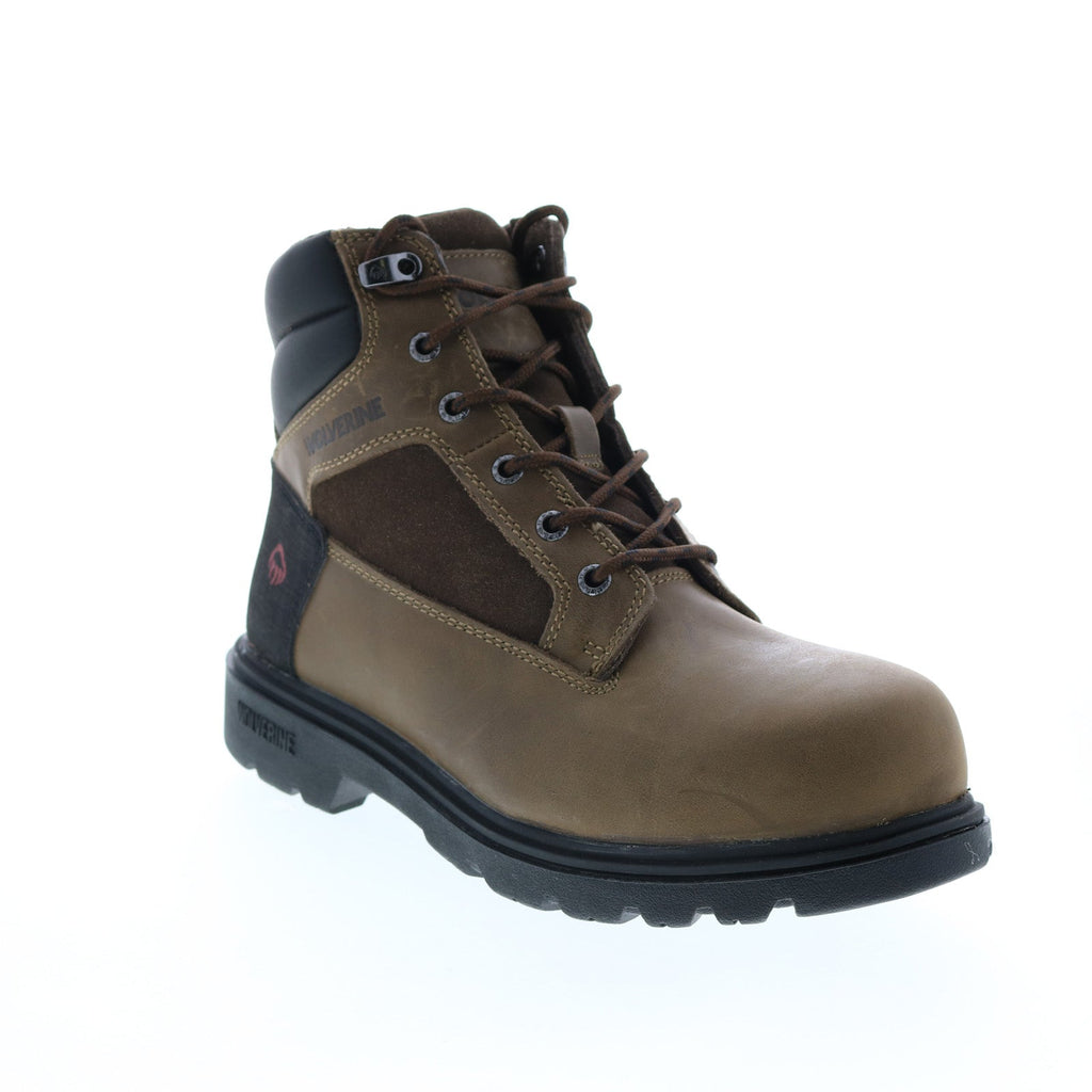Wolverine Bulldozer Steel Toe Eh 6 Inch Mens Brown Work & Safety Boots ...