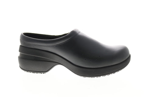 Wolverine Xpedite Clog W20520 Womens Black Leather Slip On Work Boots 