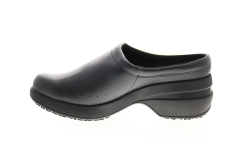 Wolverine Xpedite Clog W20520 Womens Black Leather Slip On Work Boots 