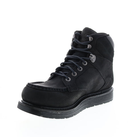 Wolverine Hellcat Ultraspring Moc Toe Wedge Wp 6" Mens Black Work Boots
