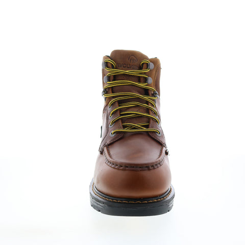 Wolverine Hellcat Wedge 6" Moc Toe Ultraspring Mens Brown Wide Work Boots