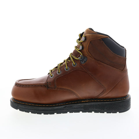 Wolverine Hellcat Wedge 6" Moc Toe Ultraspring Mens Brown Wide Work Boots