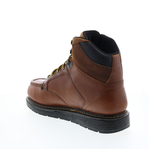 Wolverine Hellcat Wedge 6" Moc Toe Ultraspring Mens Brown Wide Work Boots