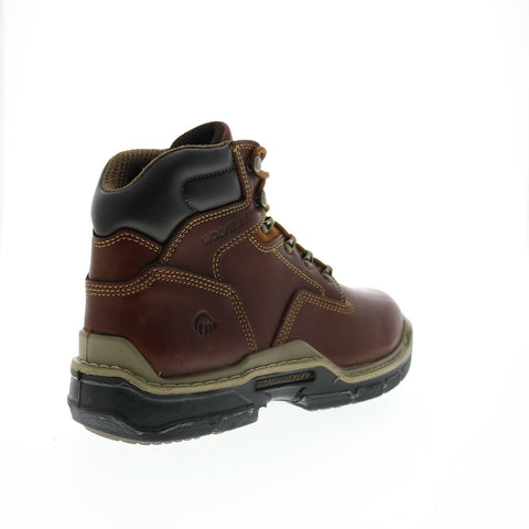 Wolverine Raider Durashocks 6" W210057-230 Mens Brown Leather Work Boots