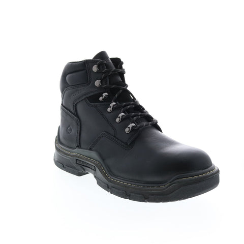Wolverine Raider Durashocks 6" W210058 Mens Black Leather Work Boots