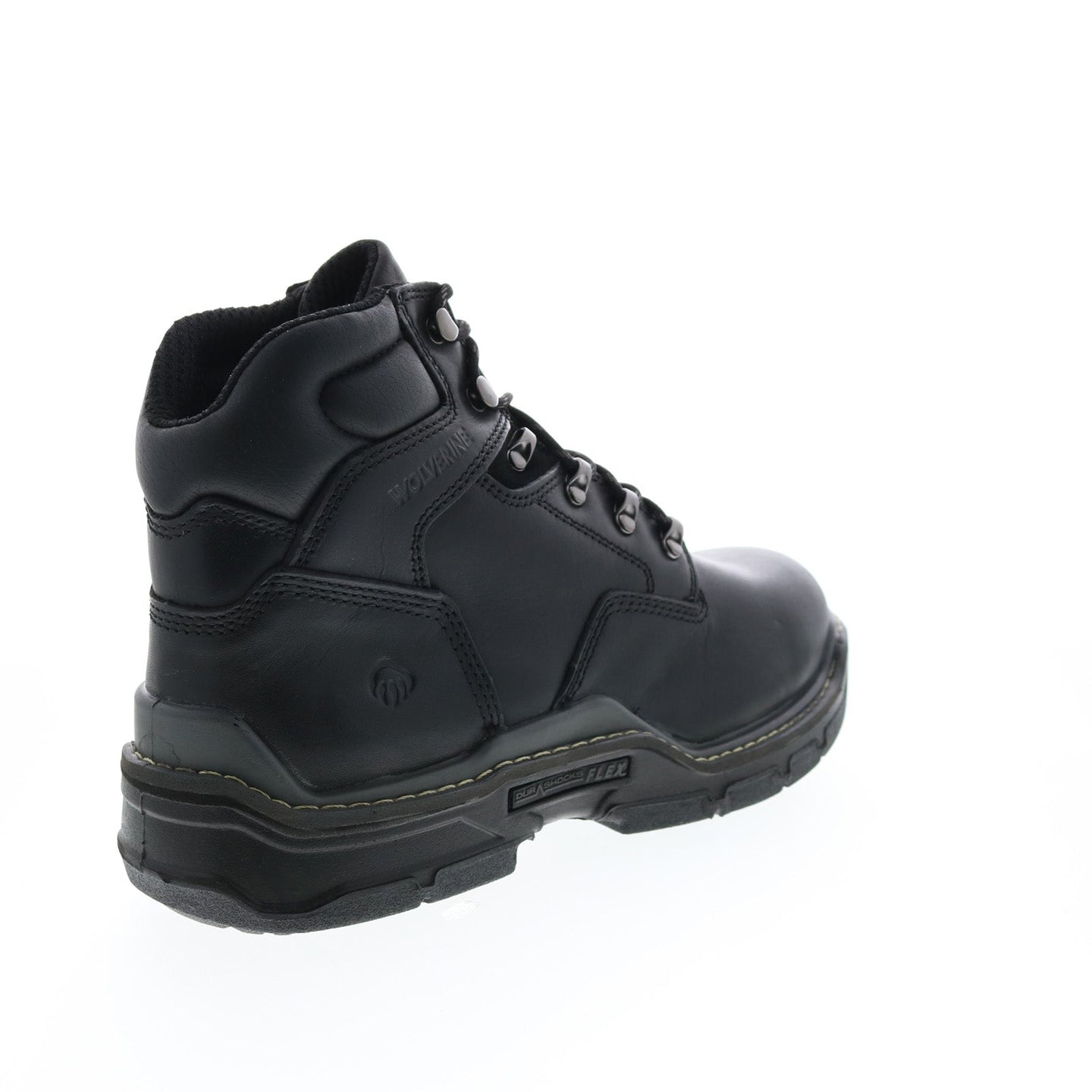 Wolverine Raider Durashocks 6" W210058 Mens Black Leather Work Boots