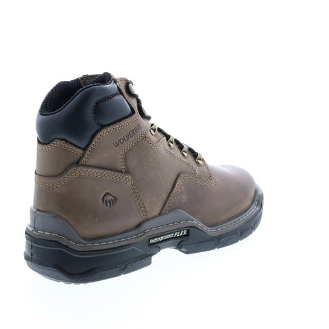 Wolverine Raider Durashocks 6" W210059 Mens Gray Leather Lace Up Work Boots