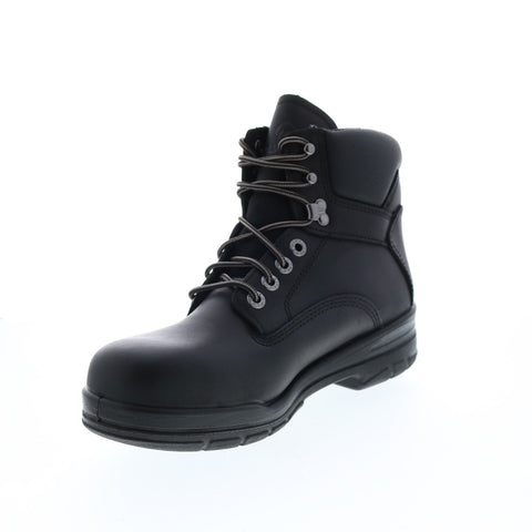 Wolverine Durashocks SR W210070 Mens Black Wide Leather Lace Up Work Boots