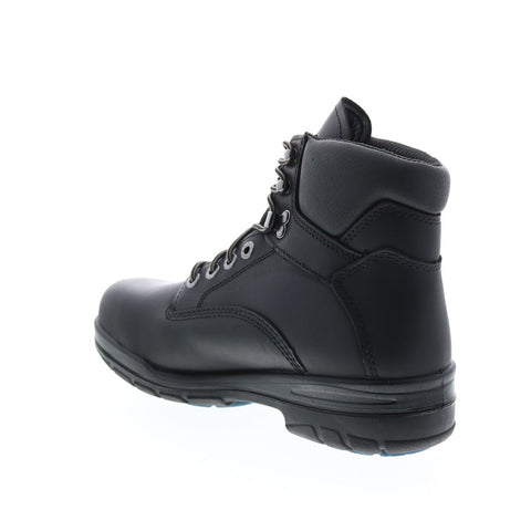 Wolverine Durashocks SR W210070 Mens Black Wide Leather Lace Up Work Boots
