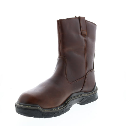 Wolverine Raider DuraShocks Wellington Insulated 10" Mens Brown Work Boots