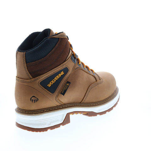 Wolverine Hellcat Ultraspring 6" W210077 Mens Brown Wide Leather Work Boots