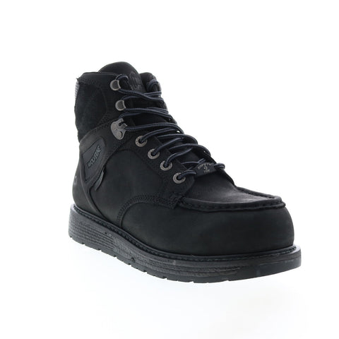 Wolverine Hellcat Wedge Moc Toe Ultraspring Carbonmax 6" Mens Black Boots